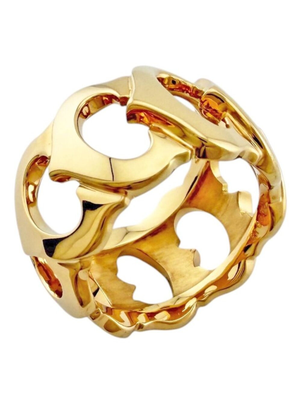 Cartier C de Cartier Ring 18k Yellow Gold Vintage
